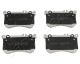 JAPANPARTS Bremsbelagsatz, Scheibenbremse PA-0504AF