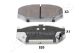 JAPANPARTS Bremsbelagsatz, Scheibenbremse PA-820AF