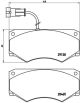 BREMBO Bremsbelagsatz, Scheibenbremse P A6 016