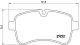 BREMBO Bremsbelagsatz, Scheibenbremse P A6 027