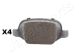 JAPANPARTS Bremsbelagsatz, Scheibenbremse PP-0003AF