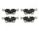 JAPANPARTS Bremsbelagsatz, Scheibenbremse PP-0103AF