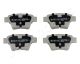 JAPANPARTS Bremsbelagsatz, Scheibenbremse PP-012AF