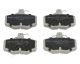 JAPANPARTS Bremsbelagsatz, Scheibenbremse PP-015AF