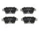 JAPANPARTS Bremsbelagsatz, Scheibenbremse PP-0201AF
