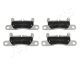 JAPANPARTS Bremsbelagsatz, Scheibenbremse PP-0925AF