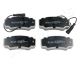 JAPANPARTS Bremsbelagsatz, Scheibenbremse PP-101AF