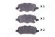 JAPANPARTS Bremsbelagsatz, Scheibenbremse PP-2003AF