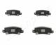 JAPANPARTS Bremsbelagsatz, Scheibenbremse PP-257AF