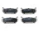 JAPANPARTS Bremsbelagsatz, Scheibenbremse PP-307AF