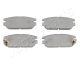 JAPANPARTS Bremsbelagsatz, Scheibenbremse PP-510AF
