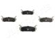JAPANPARTS Bremsbelagsatz, Scheibenbremse PP-601AF