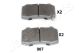 JAPANPARTS Bremsbelagsatz, Scheibenbremse PP-907AF
