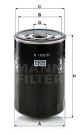 MANN-FILTER Filter, Arbeitshydraulik W 1150/91