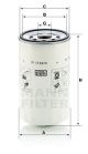 MANN-FILTER Ölfilter W 1168/6