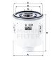 MANN-FILTER Ölfilter W 7038
