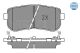 MEYLE Bremsbelagsatz, Scheibenbremse 025 256 7716