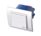DEFA Einbau-Steckdose 230VAC, Edelstahl	