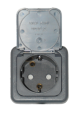 PlugIn Steckdose - Variante 5 Grau