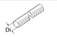 Webasto Flex. Rohr, Wärmeschutzschlauch D45, L = 20 m Abgassystem