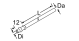 Webasto Steigrohr, Verwendung mit 1319718A Di = 3,0/Da = 6,0; L = 322 Brennstoffsystem