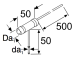 Webasto Tankentnehmer (durch Tankbelüftung) Da1 = 20/da1 = 3,5 Brennstoffsystem