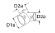 Webasto Y-Stück Heizluftsystem D1a = 80/D2a = 55, sw