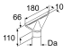 Webasto Entfrosterdüse Heizluftsystem Da = 55