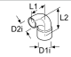ET Formschlauch 38/32 L=90, Silikon