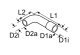 Webasto Formschlauch Heizwassersystem 90° D1i = 20/D1a = 27, D2i = 18