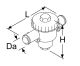 ET Absperrventil m Filter 2/2-Wege Wasserfilter Plasitkhuelle