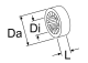 Webasto Gummiring (Scheuerschutz) Heizwassersystem Di = 25,5/Da = 45, L = 20