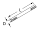 Webasto Flechtschutzschlauch Heizwassersystem D = 26 – 30, L = 276 mm