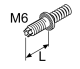 Webasto EJOT-Stehbolzen Montageteile L = 15,5; M6