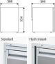 WAECO Einbaurahmen Flush-mount für CR 140
