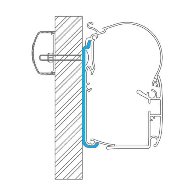 Dometic PerfectWall Adapter 001 9103103805