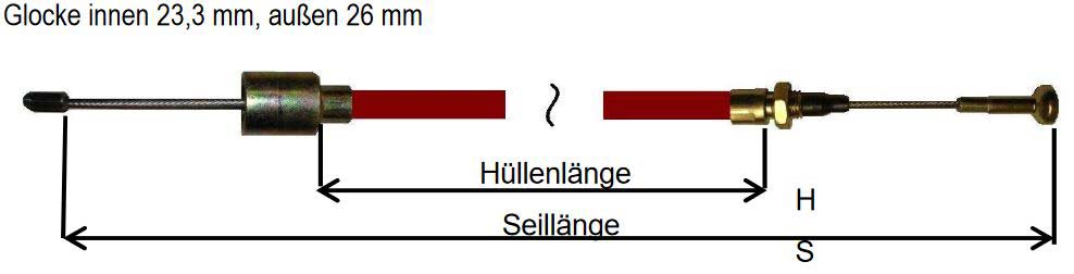 ALKO Bowdenzug einhängbar 247287
