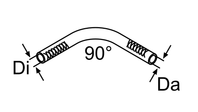 Webasto Brennstoffschlauch, PME beständig 4,5 x 10,5; 90 Grad, 10 Stk. Brennstoffsystem