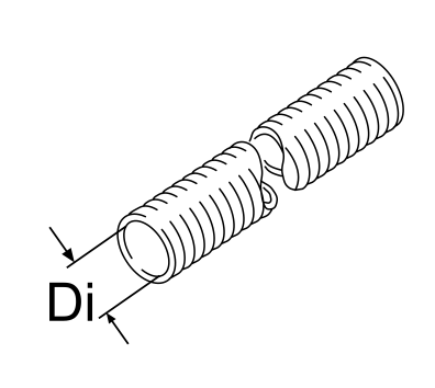 Webasto Flexrohr (Inox), 2-lagig 38 mm, L = 10 m, Edelstahl Abgassystem