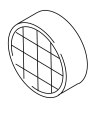 Webasto Schutzgitter, für Heizgeräte Ansaugseite Heizluftsystem D = 60