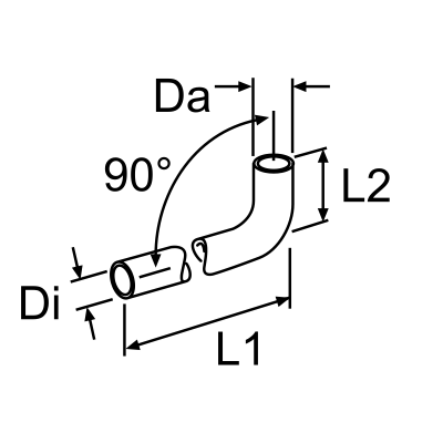 Webasto Schlauch Heizwassersystem D 22, L = 225