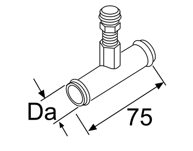 Webasto Entlüftungsventil Heizwassersystem Da = 20