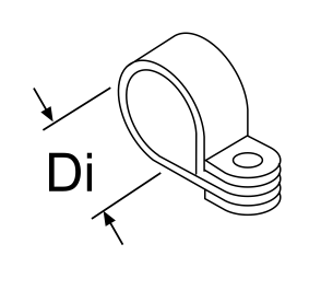 Webasto Rohrschelle Montageteile Di = 42, CrSt