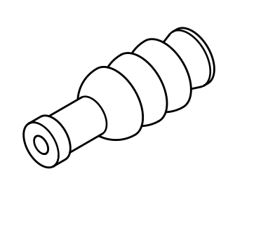 ET Einzeladerabdichtung wasserdicht, 1,5-2,5 weiss, Btl 10 Stk