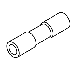 Webasto Stoßverbinder, isoliert 3,0 ... 6,0; ge, Beutel 10 Stück Elektrische Zubehörteile