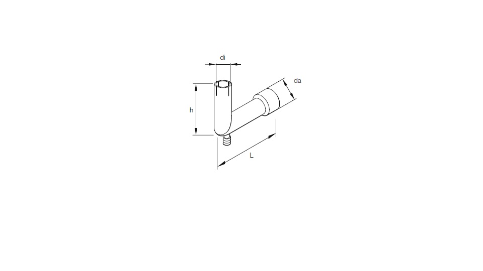 Eberspächer Abgasrohrwinkel mit Ablauf M10 x 1