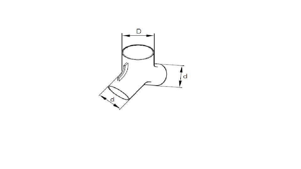 EBERSPÄCHER Y-Abzweigstück Kunststoff D = 60 mm, d = 50 mm