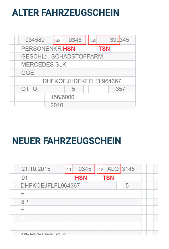 Fahrzeugschein